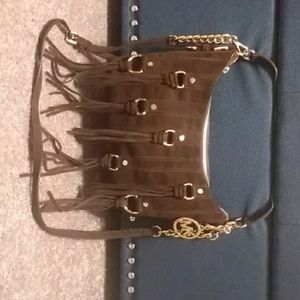 Michael Kors brown satchel